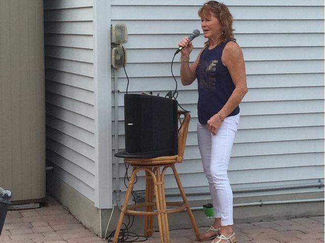 Norma Bishops Birthday Party on the Patio - Slide 4